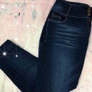 Navy blue denim Jeggings